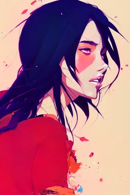 a ultradetailed beautiful panting of a stylish woman, by conrad roset, greg rutkowski and...