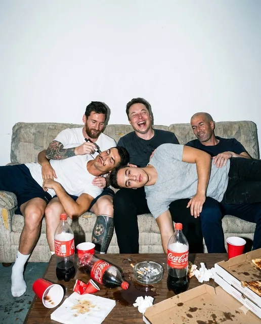 A raw, cinematic lifestyle photograph of a group of young adults sitting closely together...
