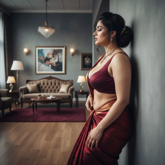 full body view of most beautiful girl as most beautiful indian realstic girl with plus si...