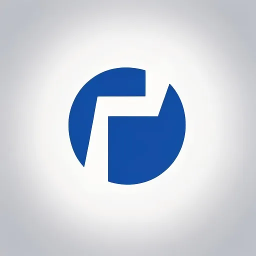logo with the letters N and P merged, minimalist, vector