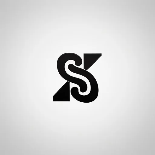 logo minimalist for letter SBM