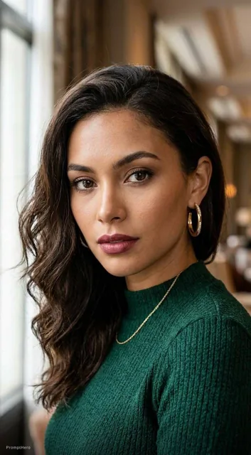 close-up of a stunning fashion model, ultra-realistic, portrait, shot on a Sony A7III, hi...