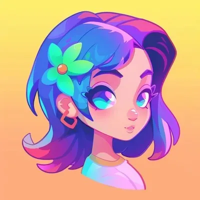 2D, Pink, Green