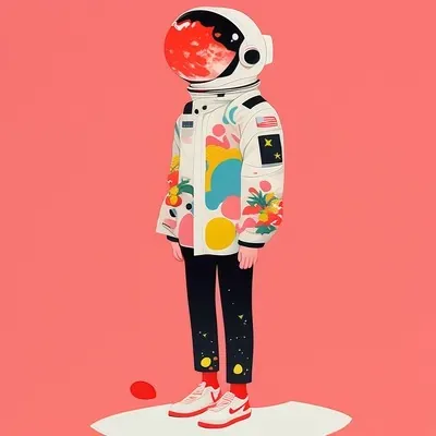 Vector, Red, Pink, Minimalism