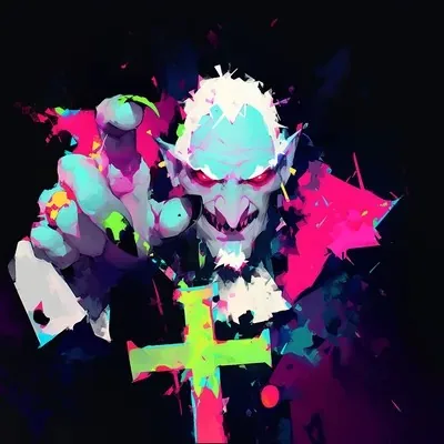 Anime, Halloween, Dark fantasy, Gradient