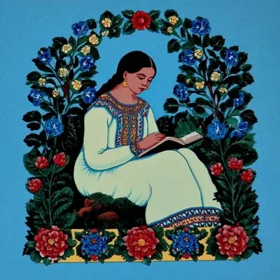 Illustration, Blue