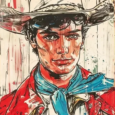Manga art, Red, Vintage, Comic book