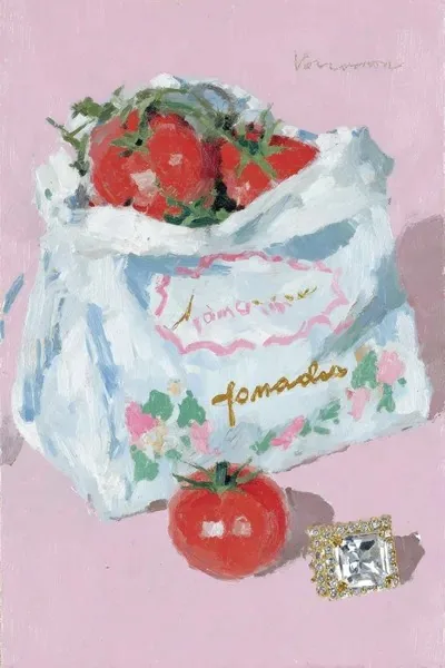 Oil painting, Pink, Fashion