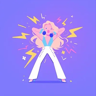 Vector, Purple, Flat Vector, Illustration, Flat vector