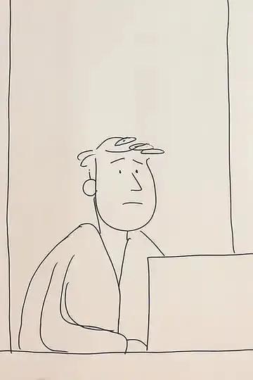 Cartoon, Line art, Minimalism