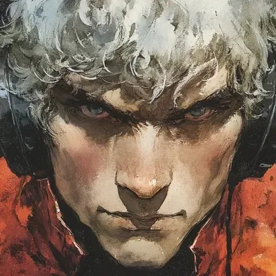 Anime, Red, Orange