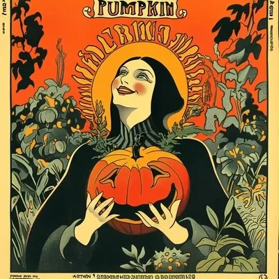 Red, Vintage, Halloween, Illustration, Poster design