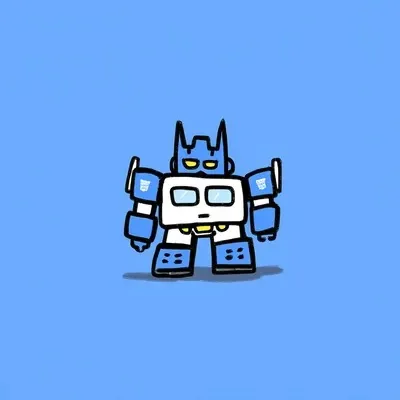 Cartoon, Illustration, Minimalism, Blue