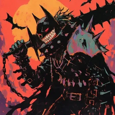 Red, Comic book, Manga art, Dark fantasy