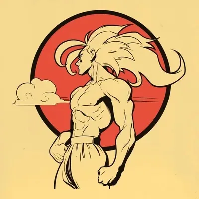 Vintage, Anime, Comic book, Illustration
