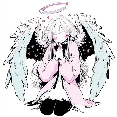 Anime, Blue, Sticker