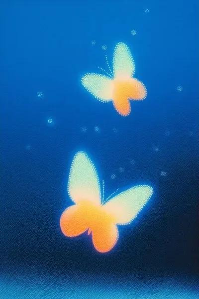 Illustration, Blue, Gradient