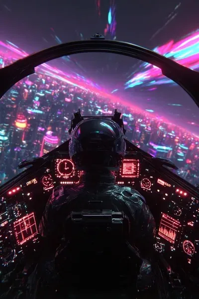 Cyberpunk, Sci-fi, 3D
