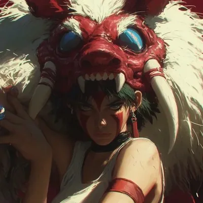 Anime, Red, Illustration, Dark fantasy