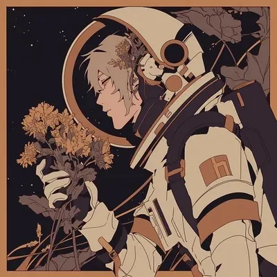 Manga art, Black, Illustration, Comic book