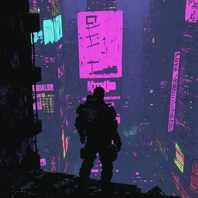 Anime, Purple, Dark fantasy, Cyberpunk