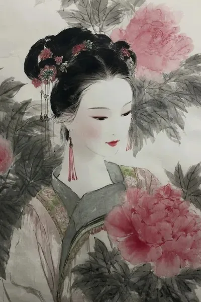 Ink and watercolor, Eastern aesthetics, Illustration