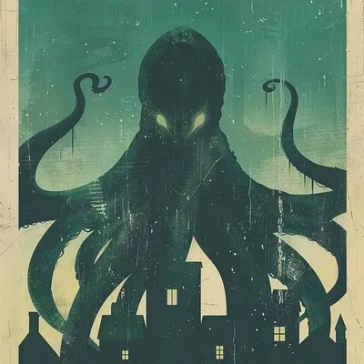 Manga art, Green, Illustration, Vintage