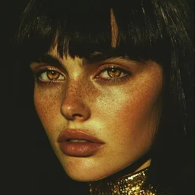 Black, Golden, Photography, Fashion