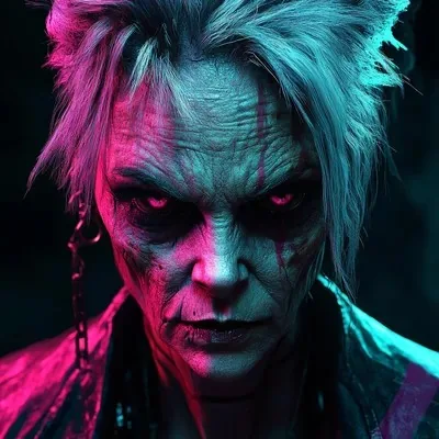 Purple, Cyberpunk, Dark fantasy