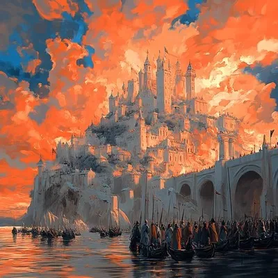 Oil painting, Orange