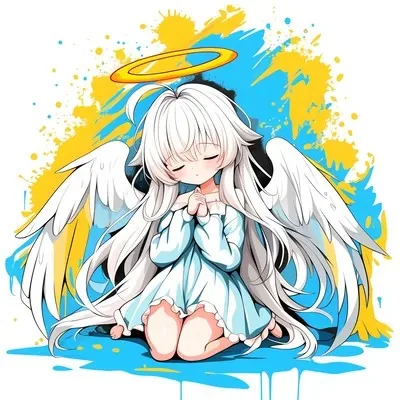 Cartoon, Blue, Illustration
