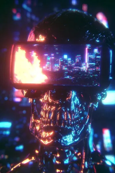 Cyberpunk, Sci-fi, Surrealistic