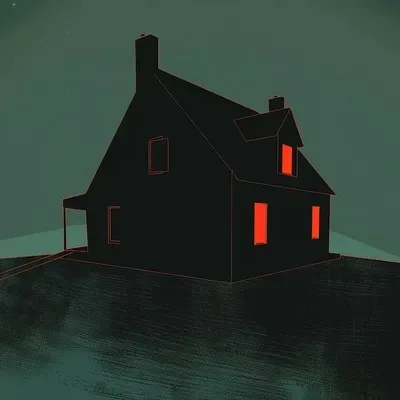 Vector, Black, Red, Minimalism, Line art