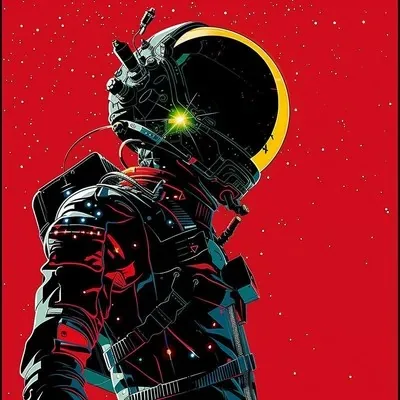 Surrealistic, Red, Sci-fi