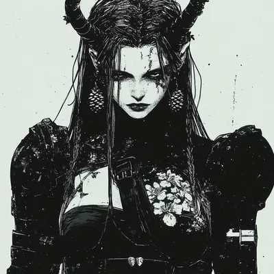 Dark fantasy, Comic book, Manga art