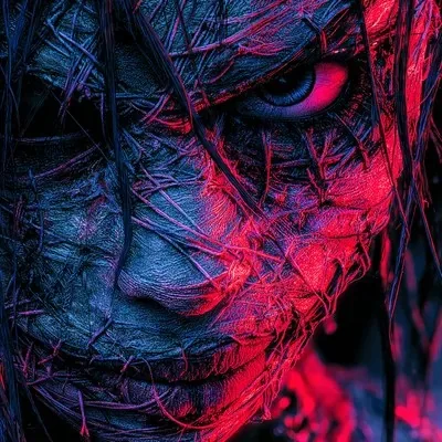Dark fantasy, Red, Black