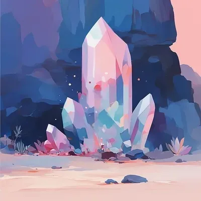 Ink and watercolor, Pink, Blue