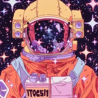 Anime, Vintage, Illustration, Pink