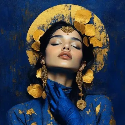 Blue, Photography, Fashion, Golden