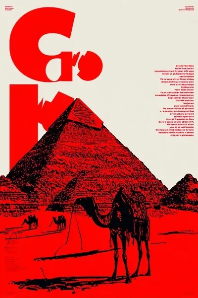 Illustration, Poster design, Pop, Red