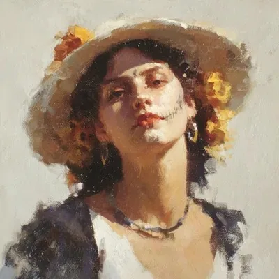 Oil painting, Illustration, Vintage