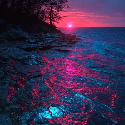 Surrealistic, Blue, Dark fantasy