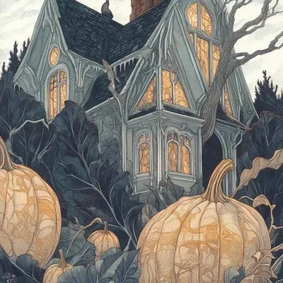 Halloween, Vector, Illustration, Dark fantasy