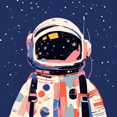 Flat vector, Pink, Blue, Illustration, Children's book