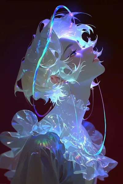 Illustration, Anime, Neon
