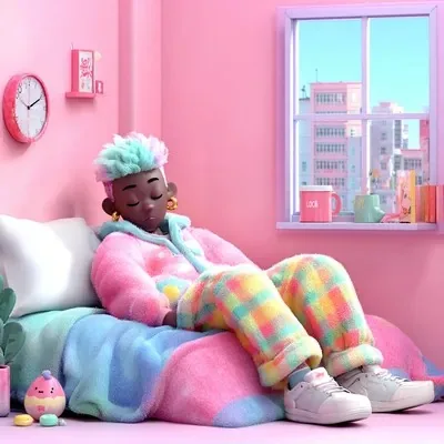 3D, Pink