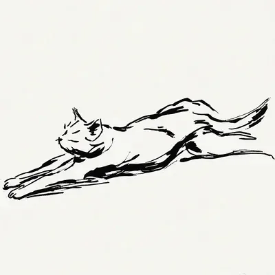 Line art, Minimalism, Ink and watercolor
