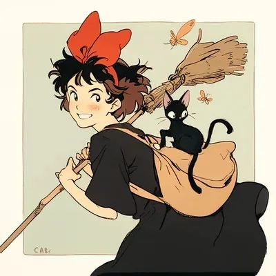 Anime, Manga art, Green, Studio Ghibli