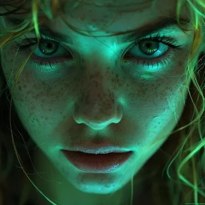 Surrealistic, Green, Dark fantasy