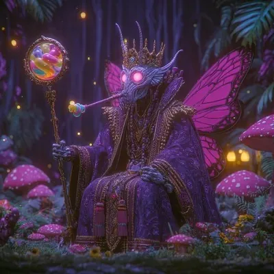 Purple, Dark fantasy